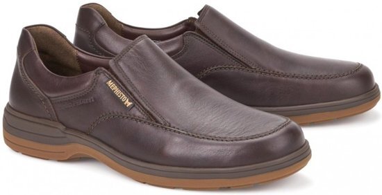 Mephisto DAVY lederen moccasin voor heren donkerbruin