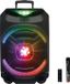 N-GEAR THE FLASH 1550D - Set de karaoké - Woofer de 15" - Bluetooth - Spectacle lumineux LED - Microphones sans fil - 800W
