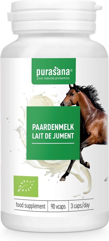 Purasana Bio Paardenmelk 250mg - 90 Capsules