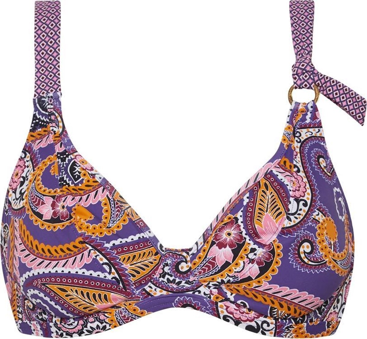 Cyell PRETTY PAISLEY Bikinitop Halter Niet voorgevormd met Beugel Dames - Maat 38C