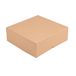50 Thepack 50 stuks banketbakkersdozen zonder venster 240 g/m2 28 x 28 x 10 cm natuurlijk karton nano-micro