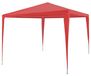 Prolenta Maison Exclusive Partytent, rood, 300 x 300 x 255 cm, PE en staal