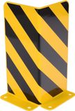 JEKA Industriële Efficiency B.V. Protections d'angle acier – forme L ou U – jaune/noir – pour rayonnages - Jaune & Noir - 18 x 18 x 5 mm