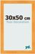 yd. Cadre photo 30x50 cm - MDF - Orange - Pisa