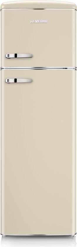 Severin RKG 8985 Retro Koel-Vriescombinatie – Dubbele Deuren – 246 Liter – LED