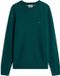 Tommy Hilfiger Heren Gebreide Trui Groen Wol Ronde Hals Lange Mouw M