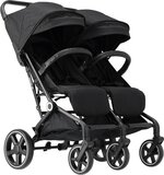 Deryan Luxe XP Twin Buggy XL - Black - Double Stroller - Lightweight & Compact