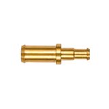 Riegler RTU-3-2 Rechte reductieondersteuning, voor slang LW 3/2 mm, messing