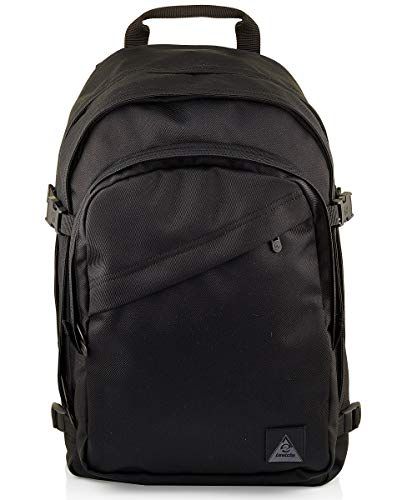 Invicta Rugzak Round Plus - Zwart - Kantoor & Vrije Tijd