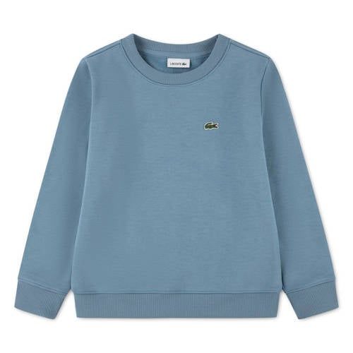 Lacoste fleece sweater met logo - blauw