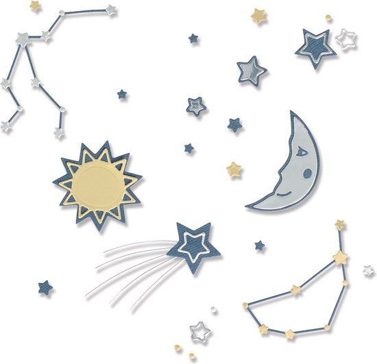 Sizzix Thinlits Die Set Night Light