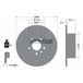 Textar Lot De 2 Disques De Frein 92075703 Chevrolet 0569118 4565693 4837027
