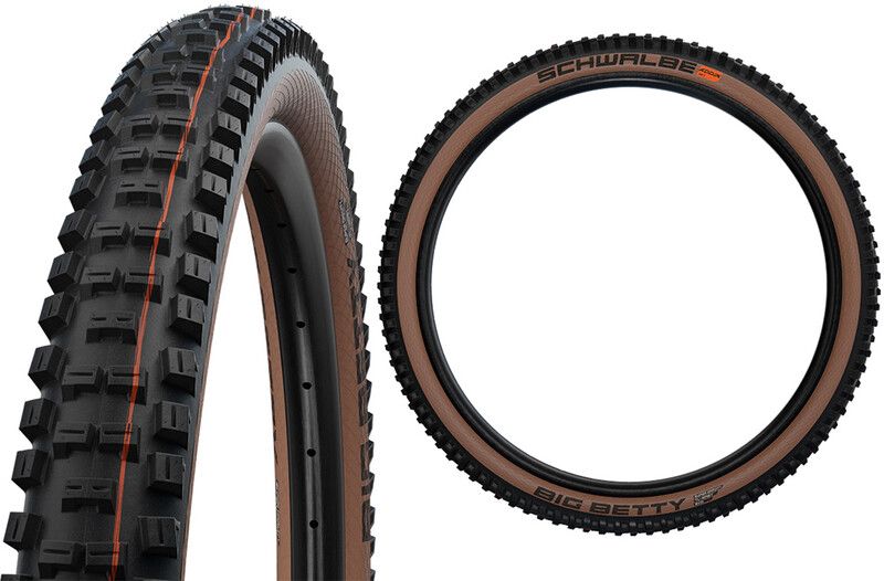 SCHWALBE Big Betty Vouwband 27.5x2.40" Super Gravity Addix Soft SnakeSkin Tubeless
