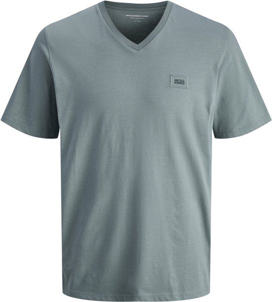 JACK & JONES JCOREACH TEE SS V-NECK WEH24 SMU Heren T-shirt Stormy Sea