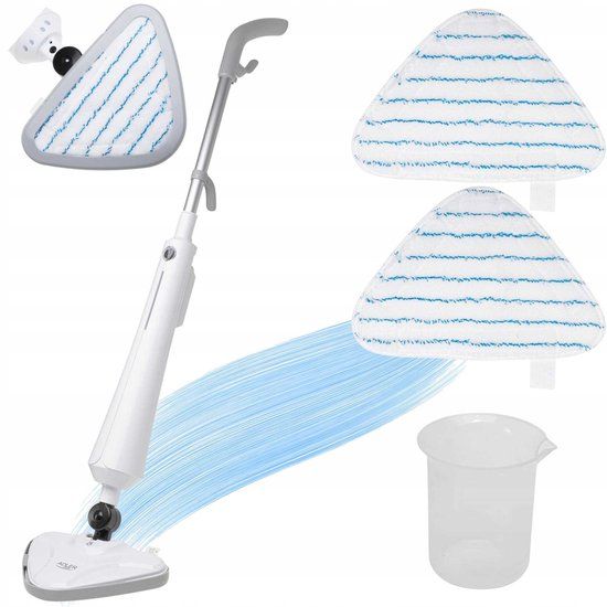 Adler AD 7068 Serie - Stoommop - 1300W - 350ml Capaciteit - Driehoekige Kop