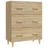 VidaXL Dressoir Sonoma-eikenhout, 70x34x90 cm
