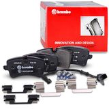 BREMBO A.B.S. All Brake Systems Remblokken – Set 4-delig – Incl. Slijtage-indicator – ECE-R90 – Audi A5