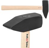 KOTARBAU® Voorhamer, 2 kg, Sloophamer, Staal, Houten Steel