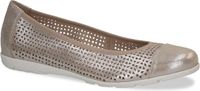 Caprice Dames Ballerina 9-22151-42 341 G-breedte Leer Bruin Maat 39 EU