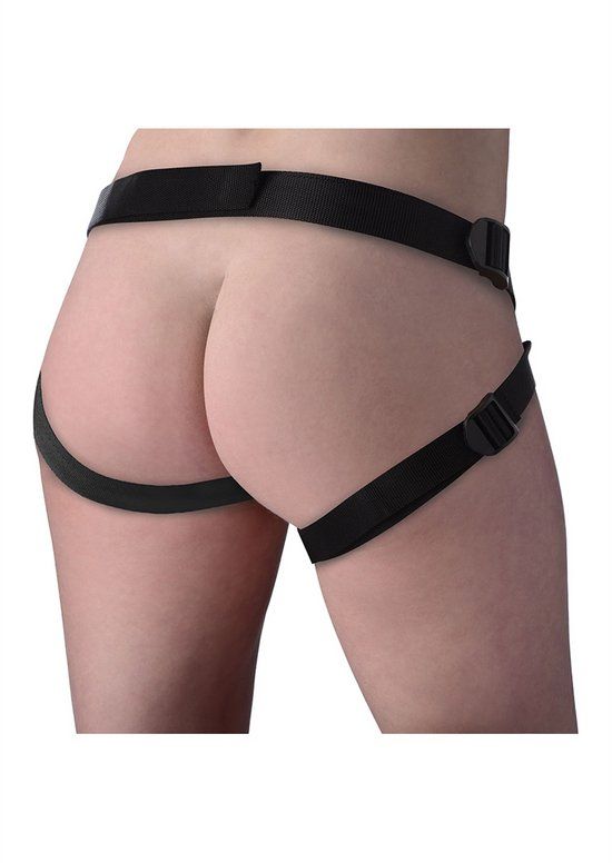 Realistische Dildo Met Harnas - 19.5 cm - Flesh