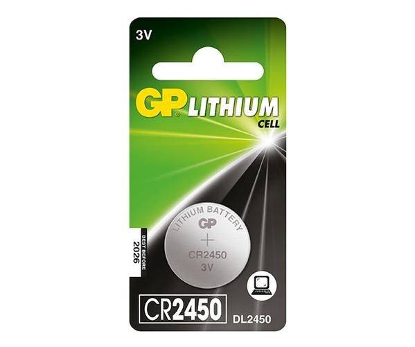 GP Batteries CR2450 Lithium Knoopcel Batterij