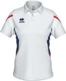 Errea Polo Carmen Mc Ad - Sportswear - Vrouwen - Wit - Korte mouw - Polyester - Maat L