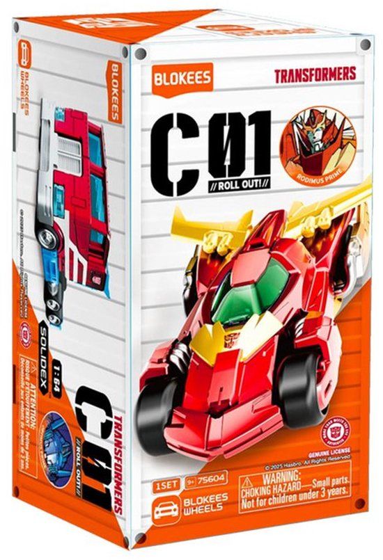 Blokees C01 Wheels Transformers mini model Auto Prime