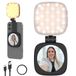 NEEWER Magnetisch selfielicht, compatibel met iPhone MagSafe CRI95, 700lx/0,3 m, opvouwbare led, vulring voor mobiele telefoon, verlichting met standaard/spiegel, voor zoom, make-up, fotografie