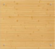Merkloos Kookplaatafdekking 50x56x1,5 cm bamboe