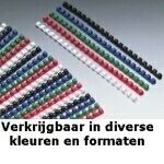 GBC CombBind Bindruggen Rood 16mm (100)