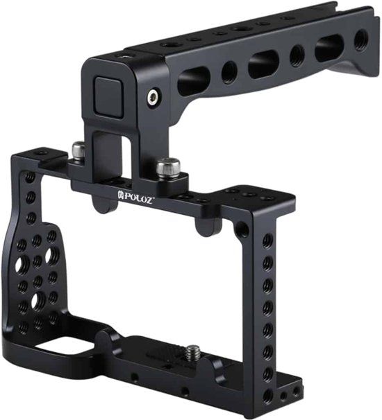 PULUZ Camera Cage Handle Stabilizer voor Sony A6300 / A6000 (zwart)