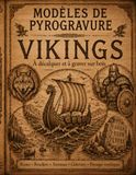 Modèles Vikings Pyrography Stencils: Nordic Designs for Wood Burning with Runes, Shields, Animals, Warriors, Ships, and Landscapes
