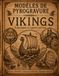 Modèles Vikings Pyrography Stencils: Nordic Designs for Wood Burning with Runes, Shields, Animals, Warriors, Ships, and Landscapes