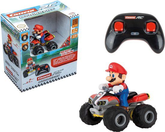 Nintendo Super Mario Quad RC 1:40 - Rood - 5+ jaar