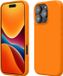 kwmobile telefoonhoesje geschikt voor Apple iPhone 16 Pro Max - Hoesje met siliconen coating - Smartphone case in fruitig oranje