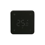 Thermostat Wi-Fi avec écran lumineux pour chauffage électrique noir