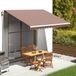 Maison Exclusive - Tissu de remplacement pour auvent marron 400x350 cm polyester