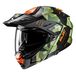 HJC i80 Roki Zwart Groen Oranje Adventure Motorhelm Maat XL