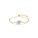 Swarovski Idyllia E Heart Armband Verguld Metaal Zirkonia Wit Goudkleurig