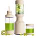 BEAST Mighty 850 Plus Blender puissant et compact Smoothie To Go - 850W - 3 gobelets XL Tritan - Mixe sans effort glace et fruits surgelés - Sable