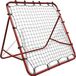 vidaXL Voetbal kickback rebounder verstelbaar 100x100 cm - Rood