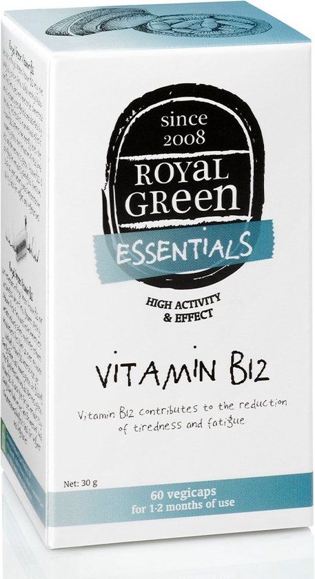 Royal Green Vitamine B12 - 60 vcaps - Vegan