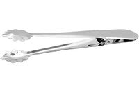 Fackelmann 12428 Ice Cube Tong van INOX, roestvrij staal, zilver/groen
