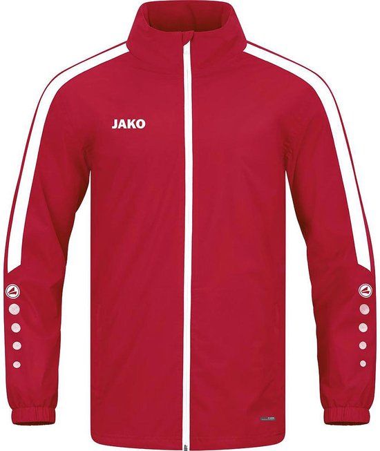 Jako Power Regenjas Heren - Rood | Maat: 3XL