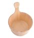 Merkloos Houten Sauna Emmer Kit met Schep en Badaccessoires