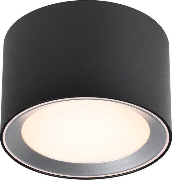 NORDLUX LANDON Plafondlamp - Ø12,5x8 cm - Zwart