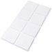 Adsamm® 8 x zelfklevende viltglijders Wit 50x50 mm Vierkant 3,5 mm dik