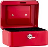 NIEUW!! SAX Geldcassette 15,2x11,5x8 cm, Munteninzet, Rood