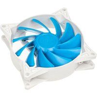SilverStone SST-FQ91 - FQ-serie stille computerbehuizing koelventilator 92 mm PWM, hoge luchtstroom, blauw-wit