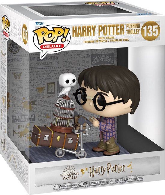 Funko Pop! Deluxe: Harry Potter - Harry Potter Pushing Trolley #135